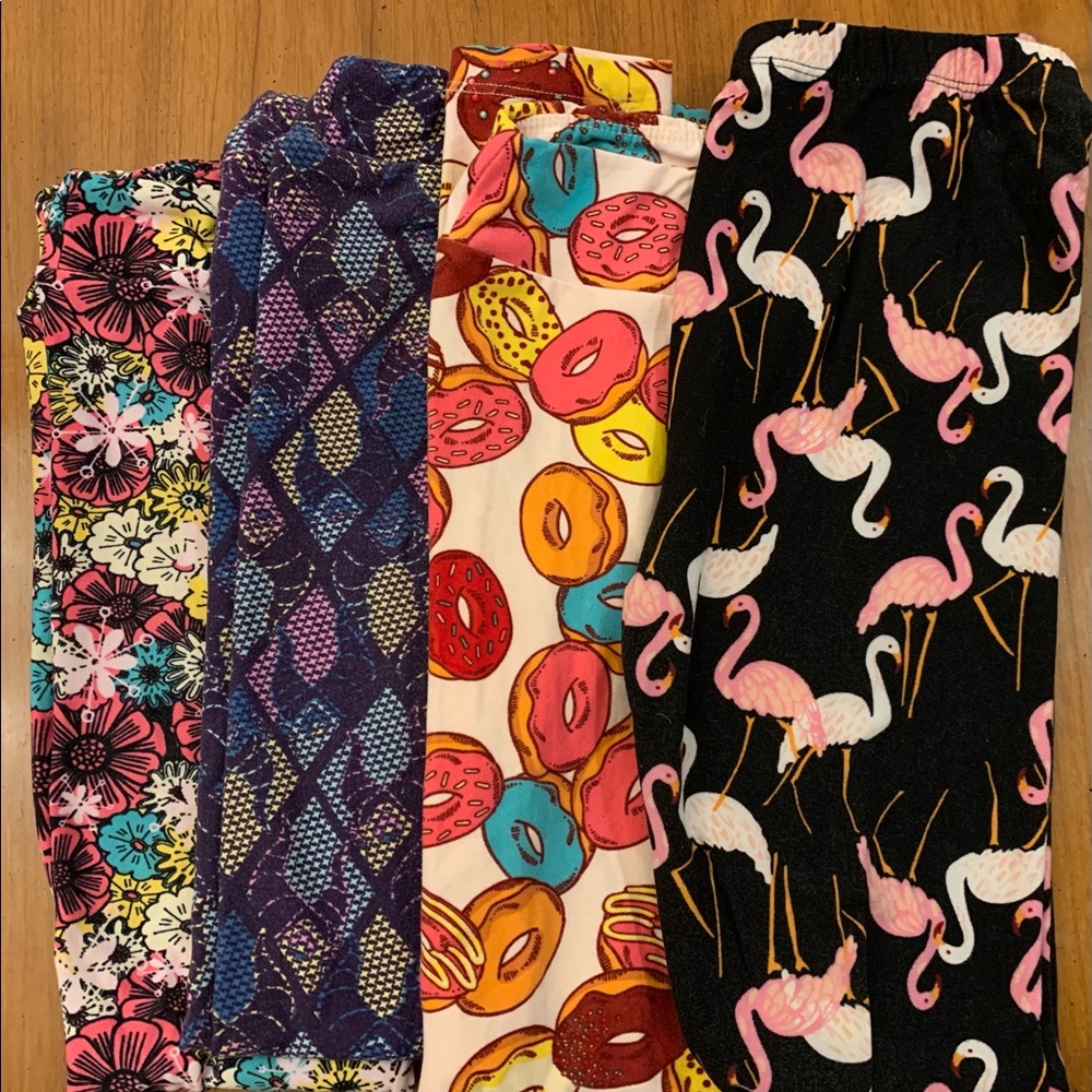 Lularoe leggings girls L/XL guc no piling